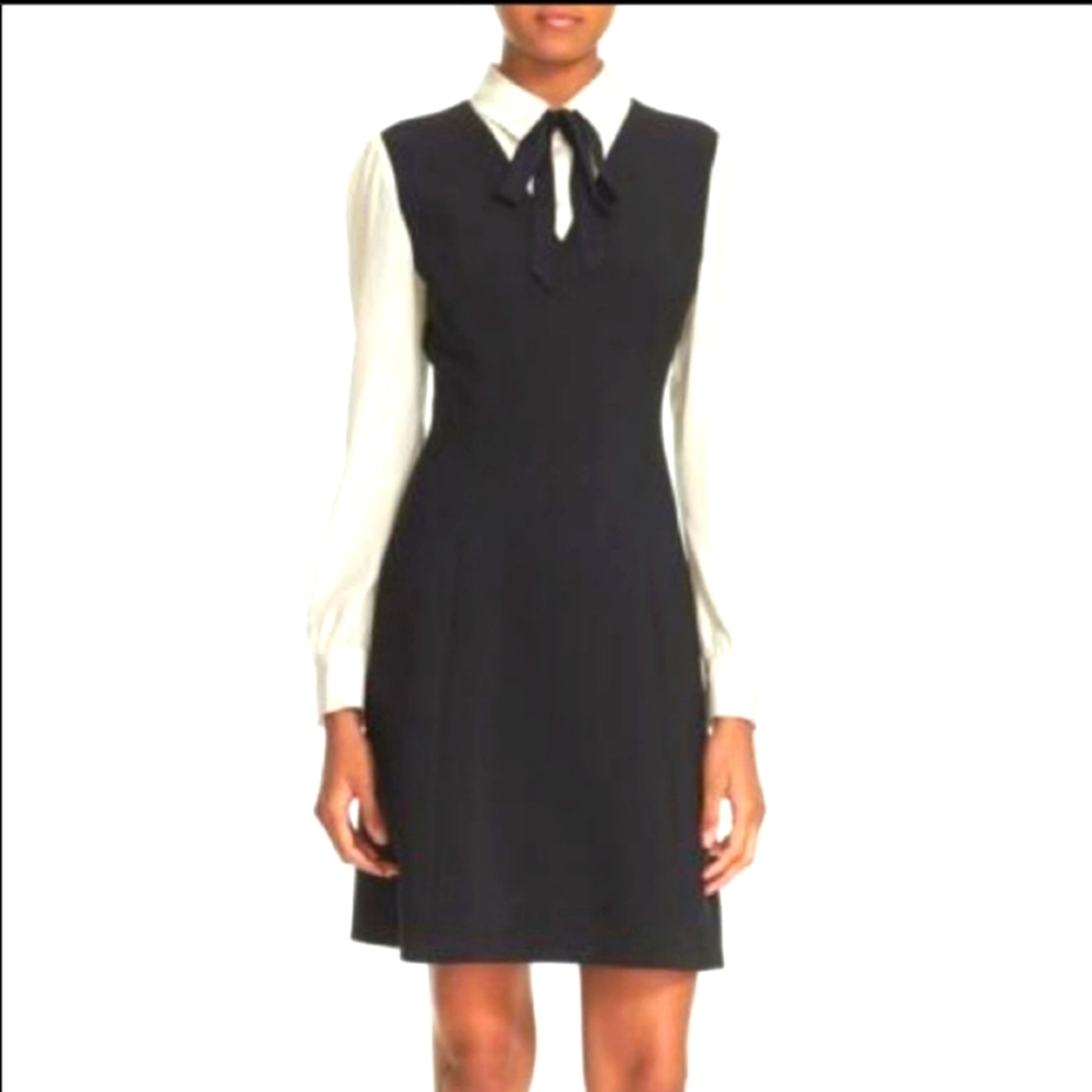 Kate Spade Bow Tie Crepe Dress